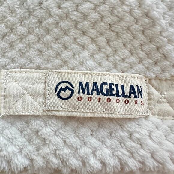 Magellan Outdoor Sherpa Pullover Sweater Women's Size XL White Classic Fit - Picture 6 of 9